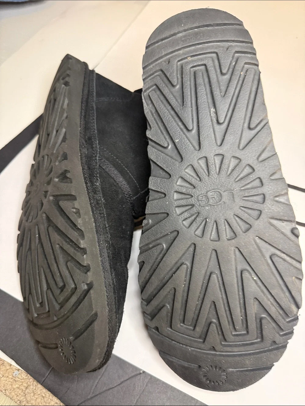 Women’s Black Suede Lace-Up Chukka Boots size 11 UGGS